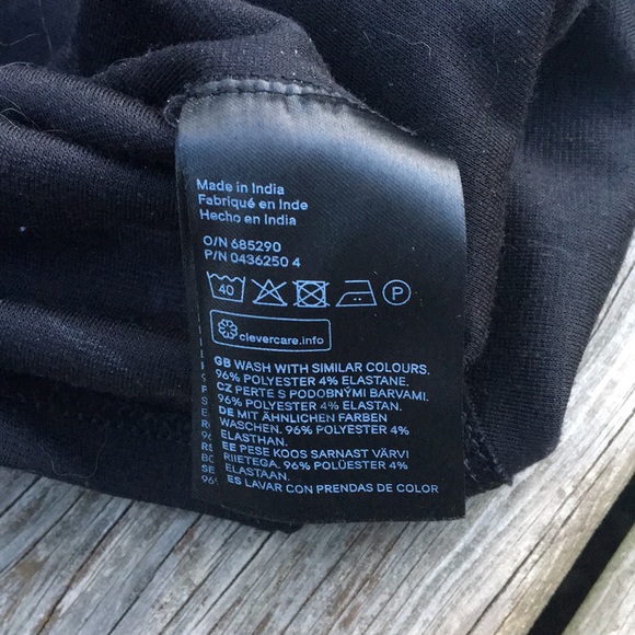 Black Long Sleeve Laced up Neckline Dress - Picture 5 of 5